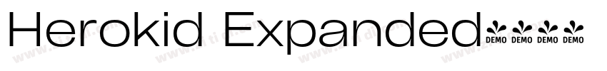 Herokid Expanded字体转换